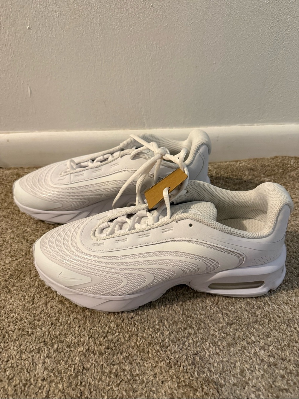 Women's Airmax Fire All-White Athletic Sneakers